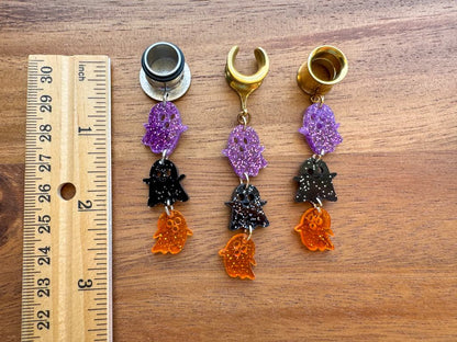 3-Tier Glittery Ghosts