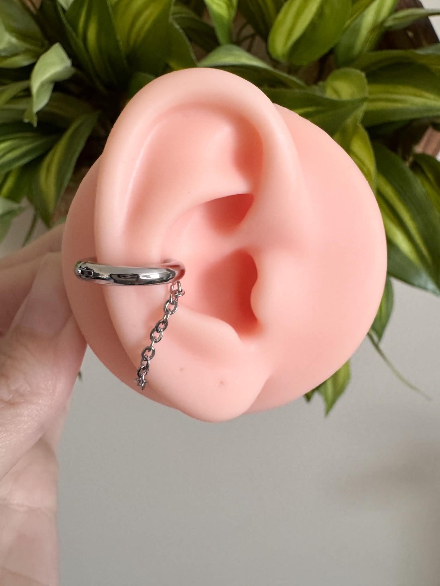 Ear Cuffs with Chain Detail