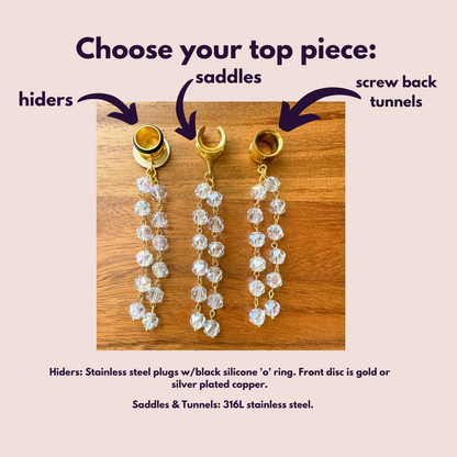 Gold Stranded Iridescent Beads