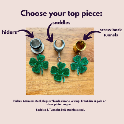 Glittery Shamrocks