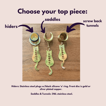 Gold Plated Celestial Cats