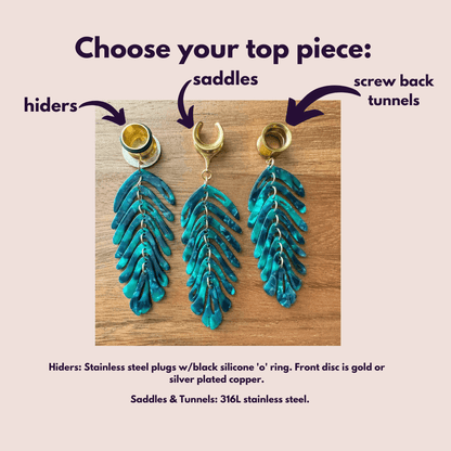 Dark Green Summer Palm Leaves