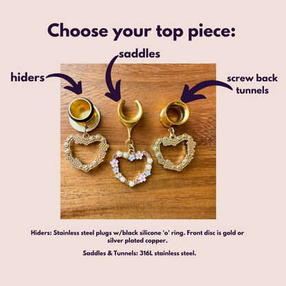 Romantic Floral Hearts