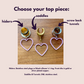 Pink Enamel Hearts