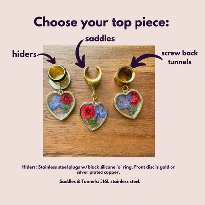 "Preserved Petals" Hearts