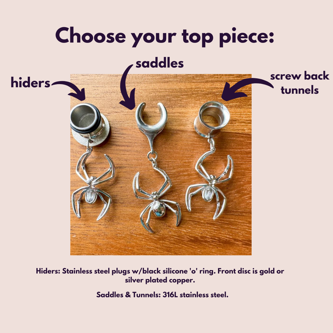 Rhodium Plated Orb Weaver