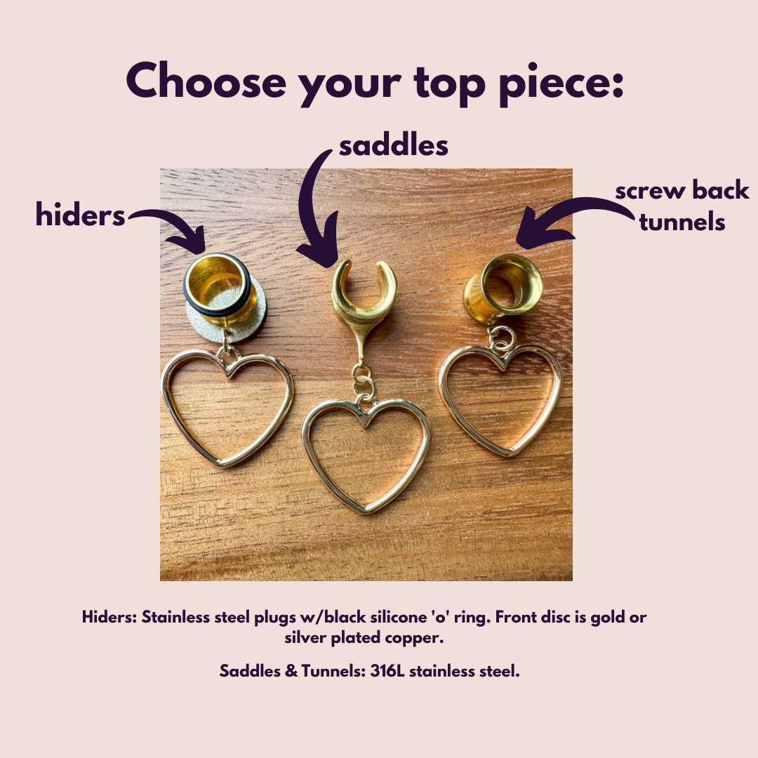 Gold Plated Hearts
