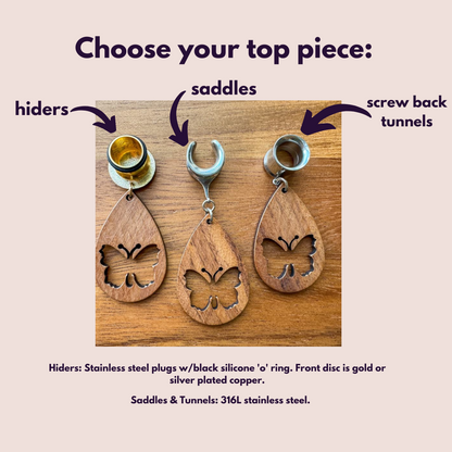 Wooden Butterfly Tears