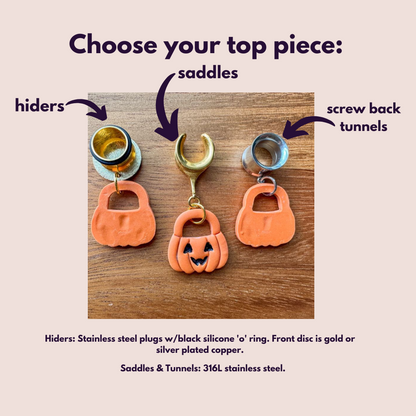 Clay Pumpkin Candy Bags