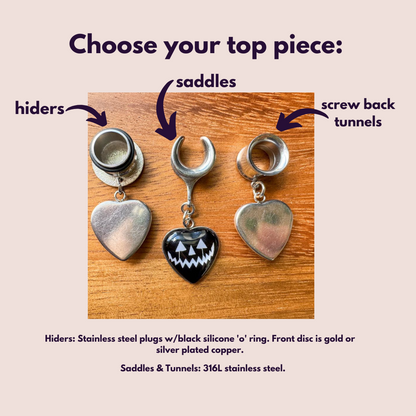 Jack O Lantern Hearts