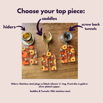 Floral Harvest Autumn Dangles