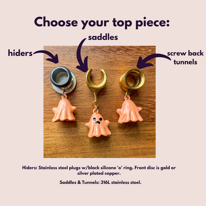 Pastel Orange Ghosts