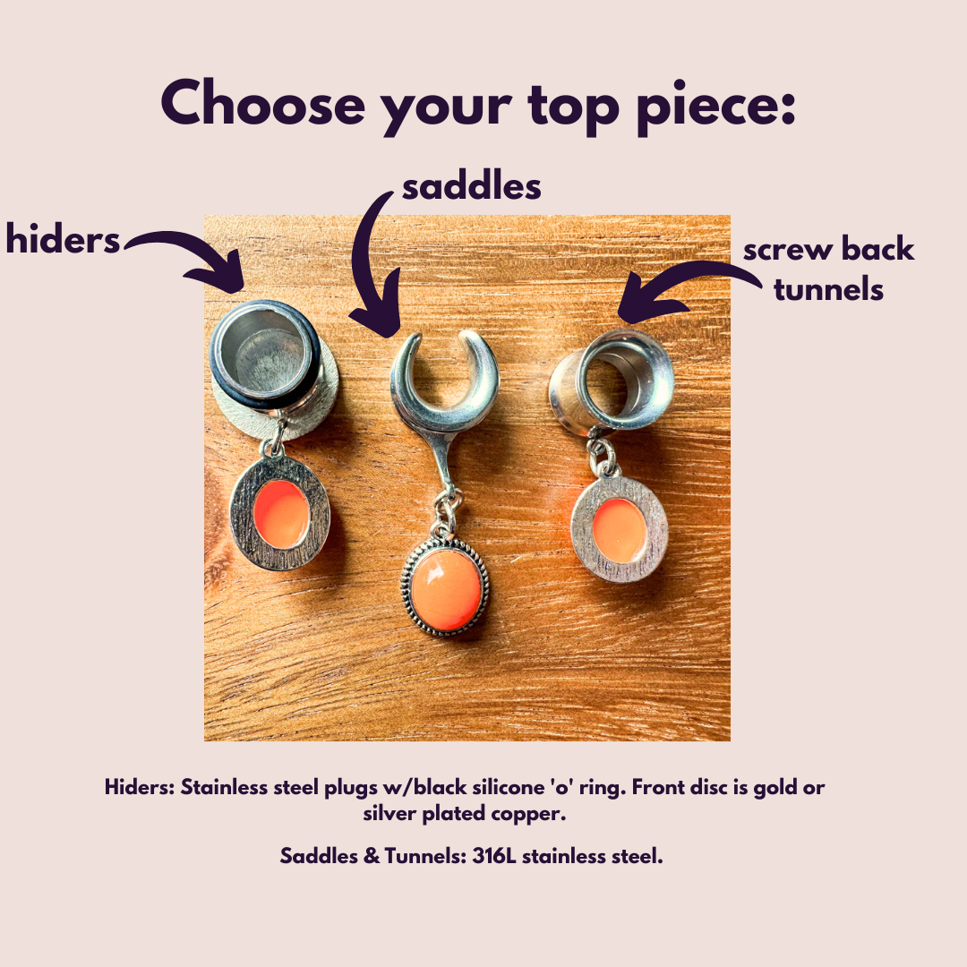 Faux Orange Gems