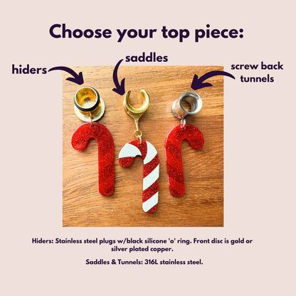 Glittery Candy Canes