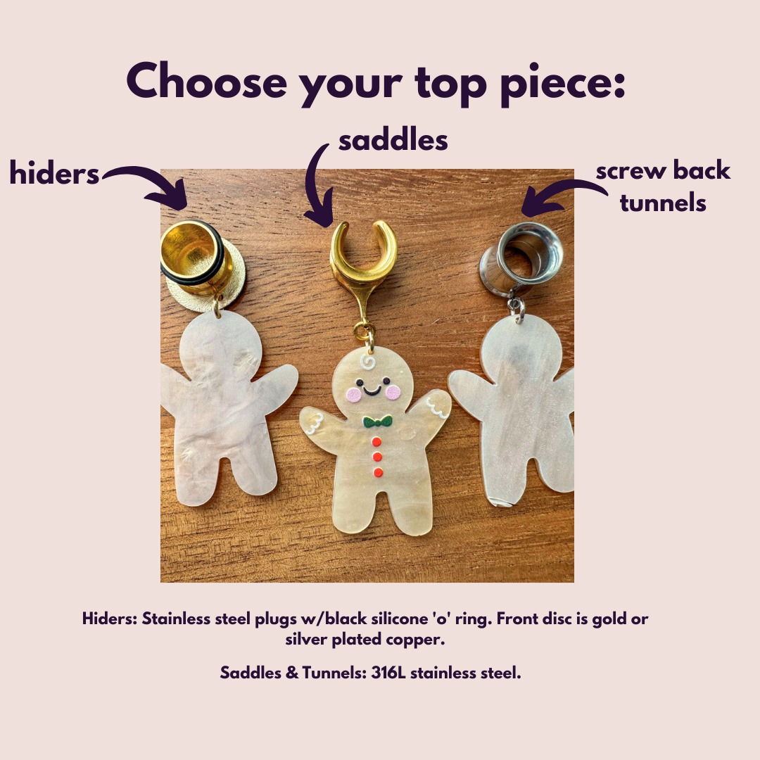 Holiday Gingerbread Man Dangles
