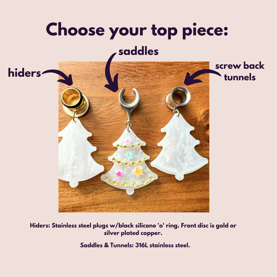 White Decorated Christmas Trees