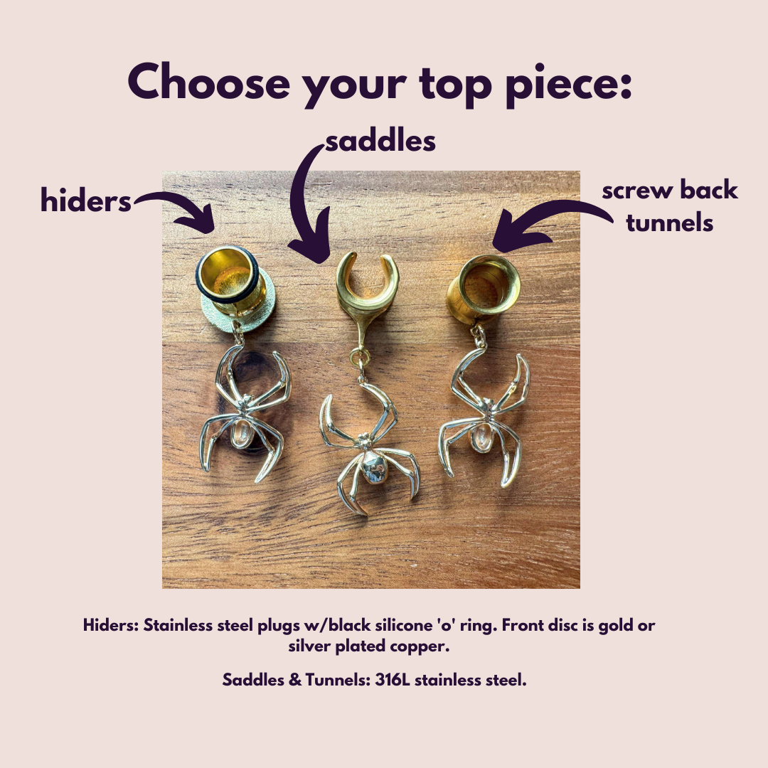 18k Plated Orb Weaver