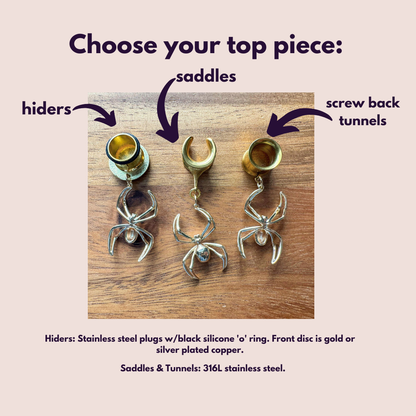 18k Plated Orb Weaver