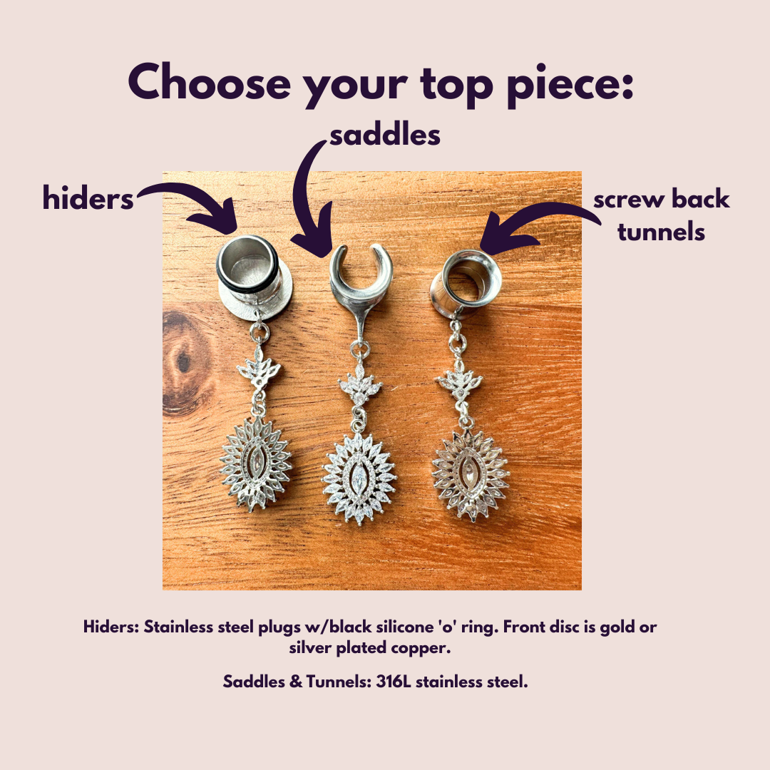 Radiant Silver Bridal Dangles