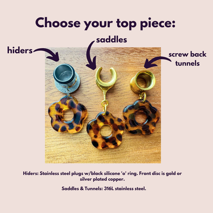 Leopard Flower Dangles