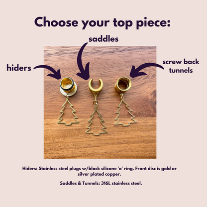 Brass Christmas Trees