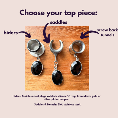 Natural Black Onyx Gem Drops