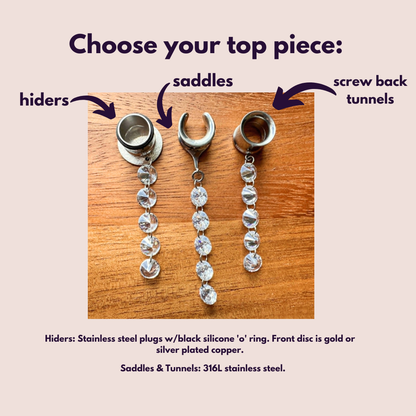 Sparkly Faux Diamond Dangles