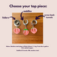Juicy Peach Dangles