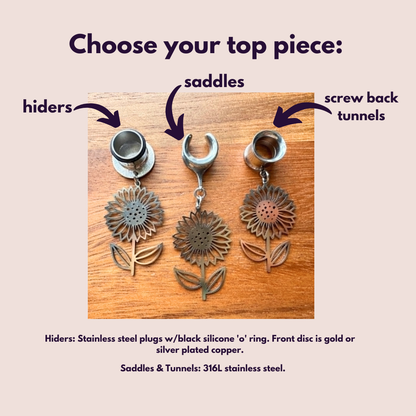 Stainless Steel Sunflower Plants