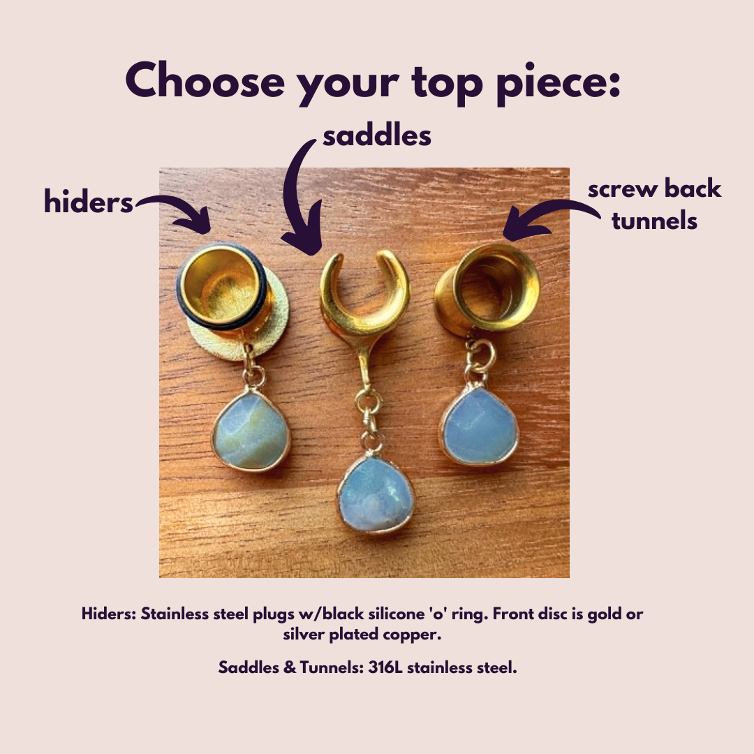 Gold Framed Amazonite Stones
