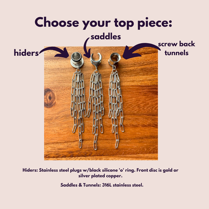 Silver Chains Dangles