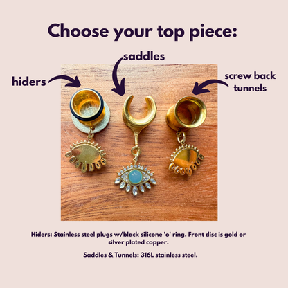 Gold Oracle's Eye Dangle