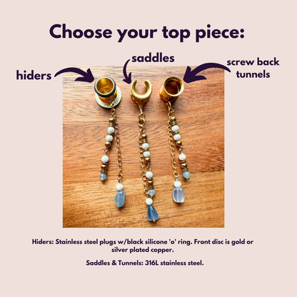 Gold "Treasures of the Tide" Dangles