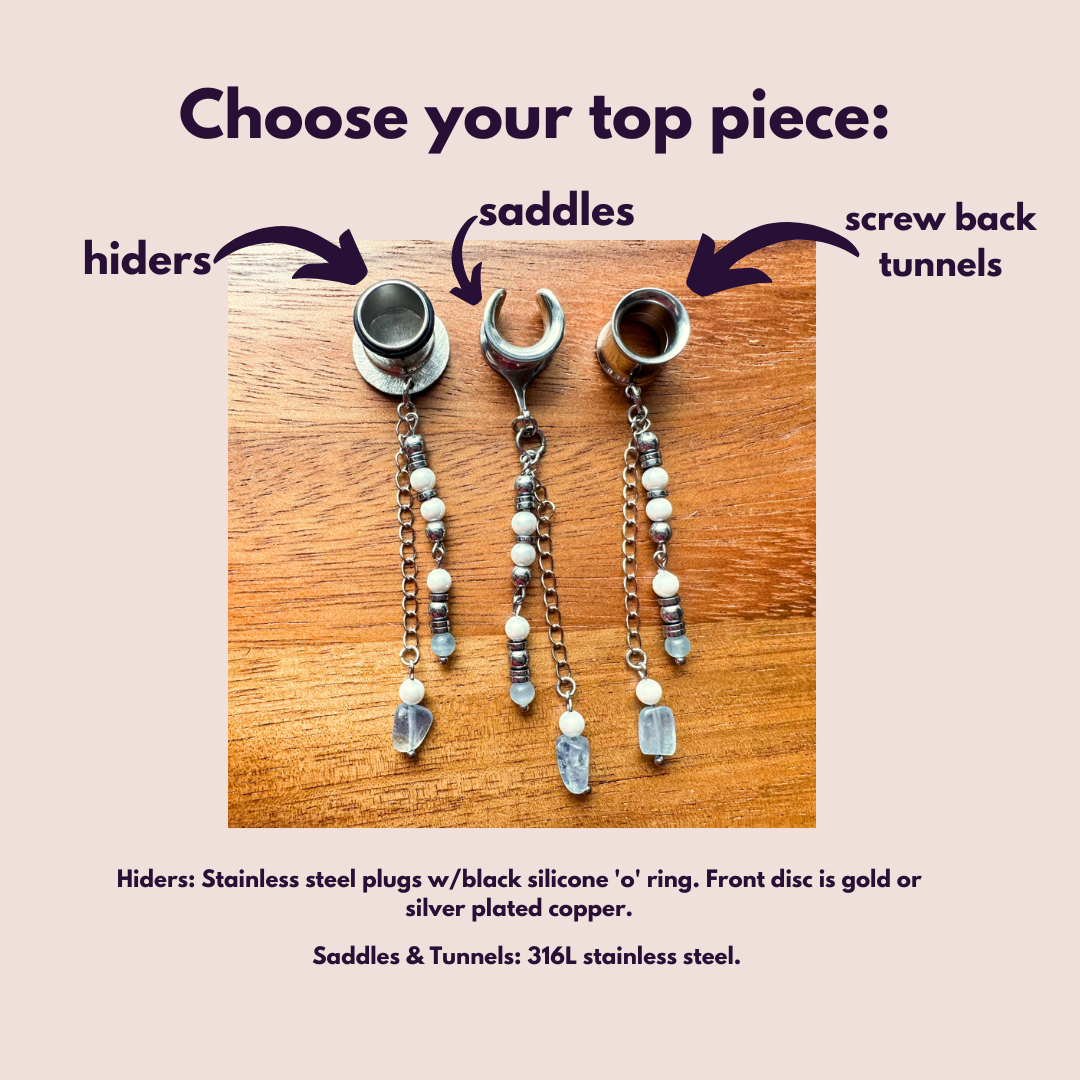 Silver "Treasures of the Tide" Dangles
