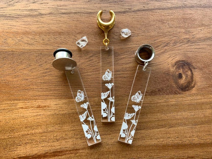 Acrylic Butterfly Dangles