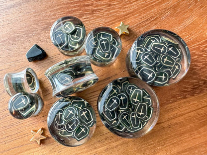 Acrylic Coffin Plugs
