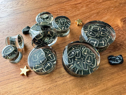 Acrylic Coffin Plugs