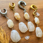 Acrylic Beige Faux Stones