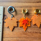 Acrylic Orange Autumn Leaves