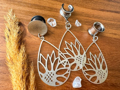 Antique Silver Framed Sunflowers