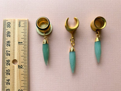 Aventurine Stone Dangles