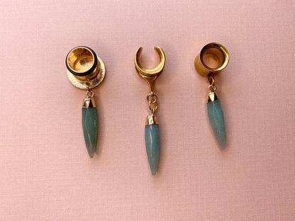 Aventurine Stone Dangles