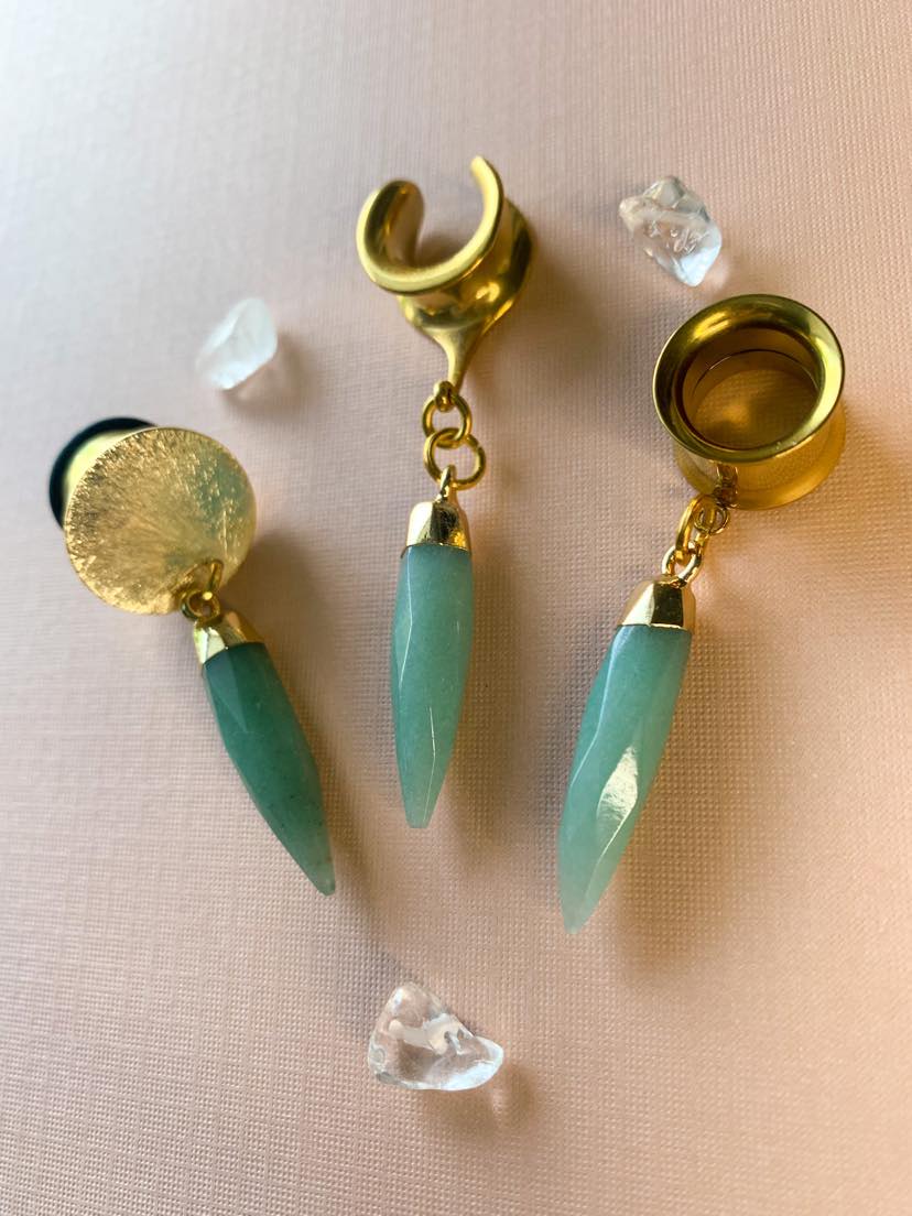 Aventurine Stone Dangles