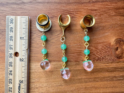 Aventurine Beads w/ Juicy Peaches