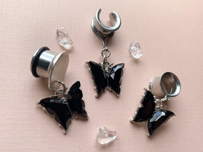 Black And Silver Butterflies