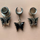 Black And Silver Butterflies