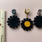 Black Halloween Daisies