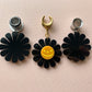 Black Halloween Daisies