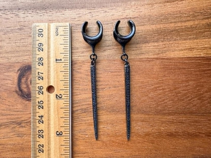 Black CZ Spikes