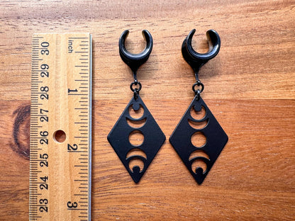 Black "Lunar Obsession" Dangles